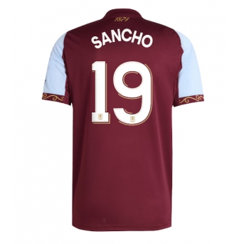 Billige Fotballdrakt Aston Villa Jadon Sancho #19 Replika Hjemmedrakt 2025-26 Kortermet